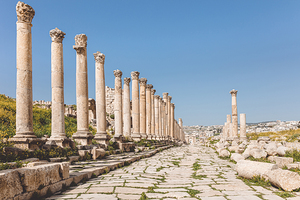ancient citadel of Amman Jordan.