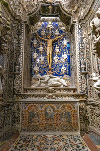 crucifixion in the cathedral of monreale.