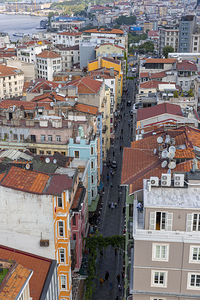 view of the city from the Galata tower