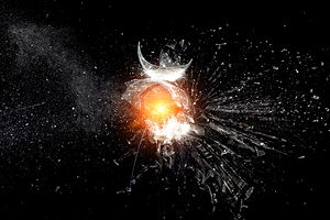 real explosion background