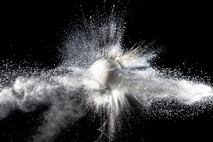 real explosion background