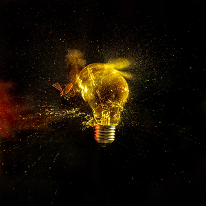 bulb glass explosion