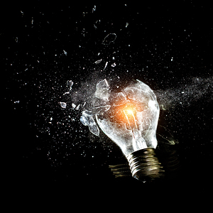 bulb explosion