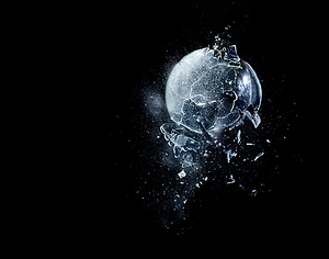 glass explosion