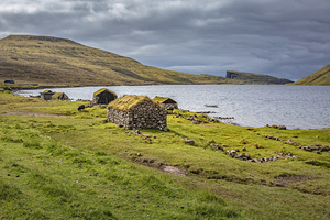 fisherman houses  in faroe