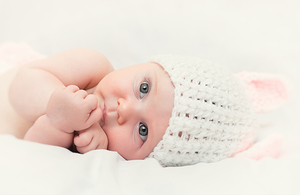 cute newborn portrait