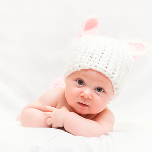 cute newborn portrait