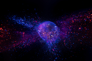 shattering glass ball 