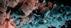 acrylic paints that form a cloud 