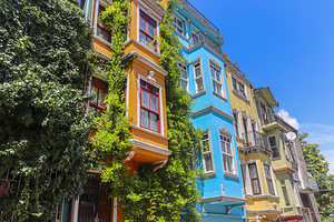 colorful houses istanbul