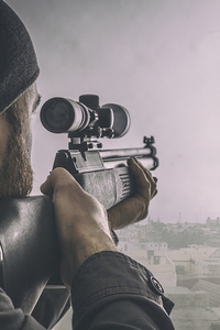 portrait of a sniper