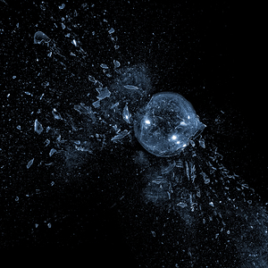 glass bulb explosion