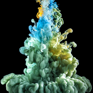 colours in water