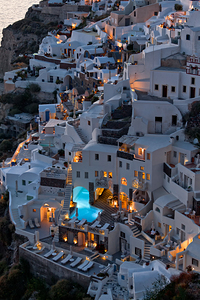 oia night view