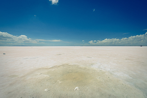 saline lake of tuz golu 