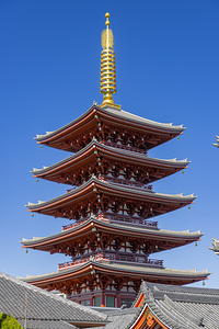 Senso Ji temple pagoda 