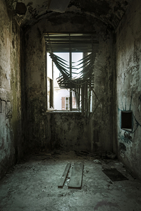  decaying and abandoned interior