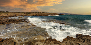 view of the sea of ​​vendicari 
