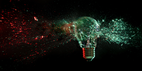 light bulb shattering 