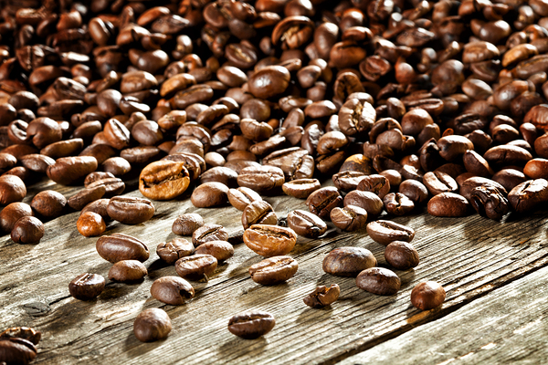 espresso and coffee grain Print