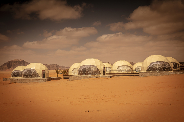 domes hotel in desert