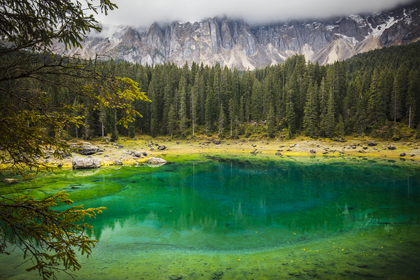 carezza lake in italy