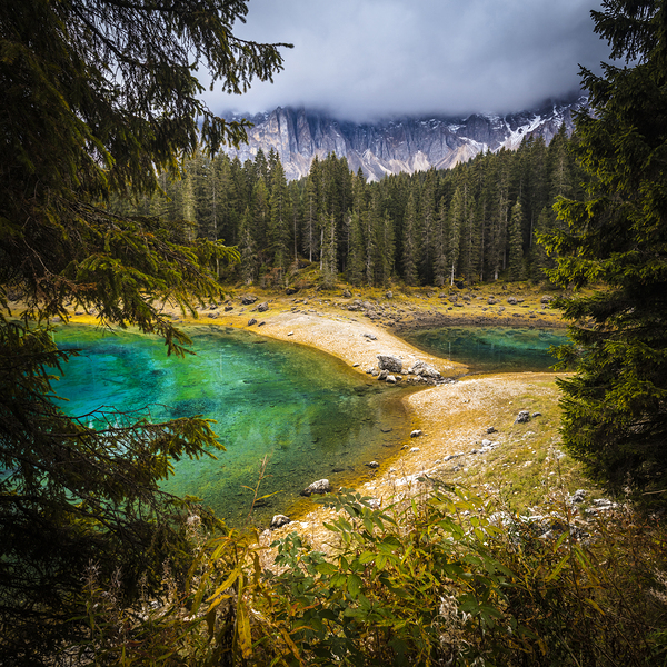carezza lake in italy