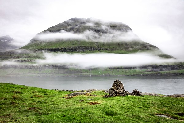 view in faroe islands Print