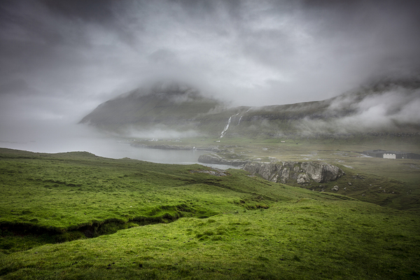 rainy day in faroe 