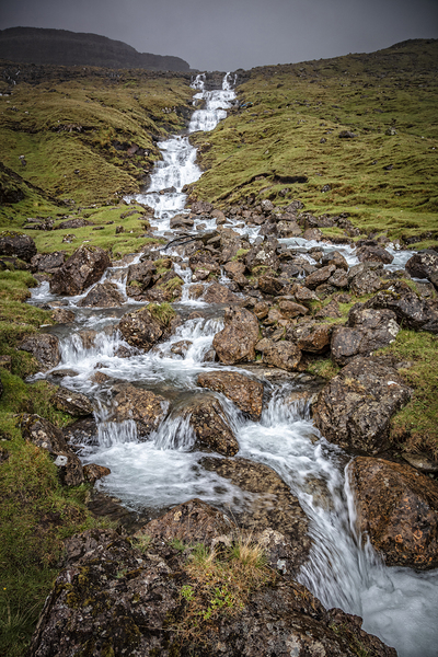 water fall in faroe islands