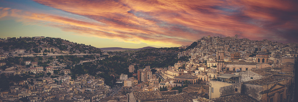 Modica in Sicily. 