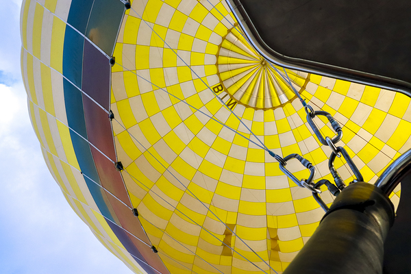 inner shell of a hot air balloon Print