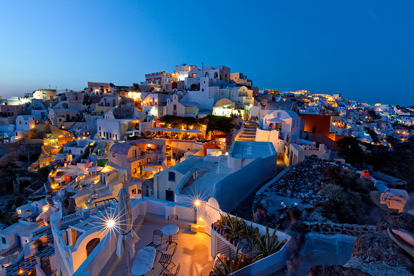 oia night view Print