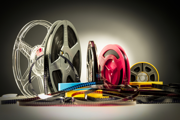 vintage reels of super eight film  Print