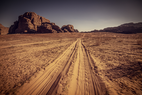 wadi rum desert Print