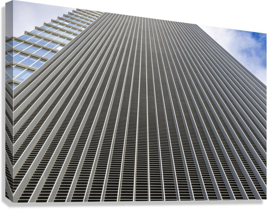 modern regular-pattern building Canvas Print