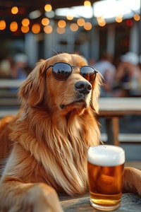 Beer Dog at the Beach 2