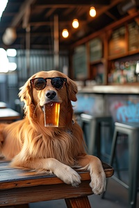 Beer Dog at the Beach 4