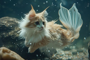 Mermaid Cat
