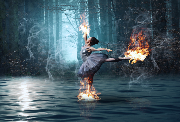 Ballerina by Vibrant Canvases