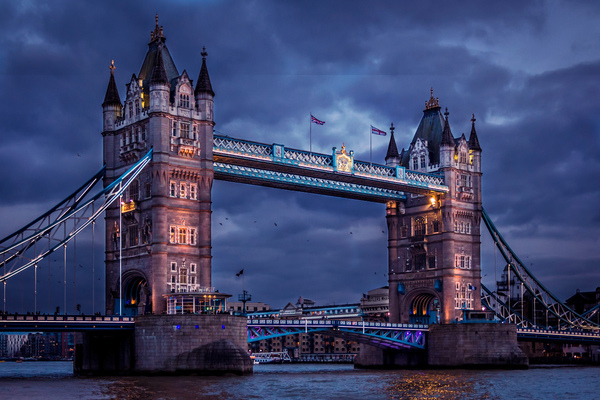 city bridge by Vibrant Canvases