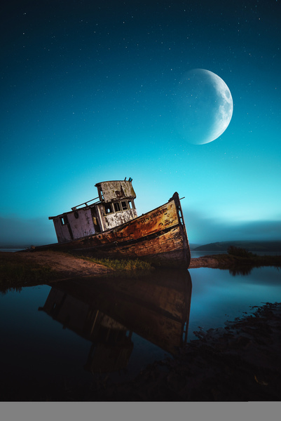 shipwreck by Vibrant Canvases