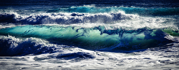 tidal waves by Vibrant Canvases