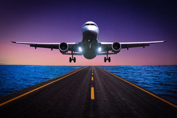 airplane by Vibrant Canvases