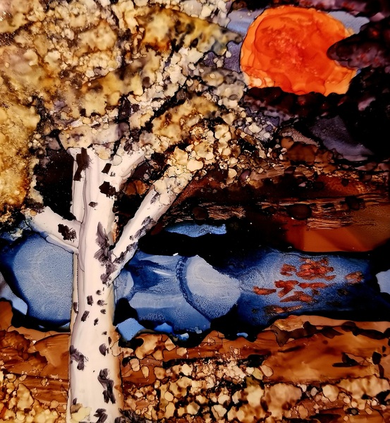 Autumn Birch Print