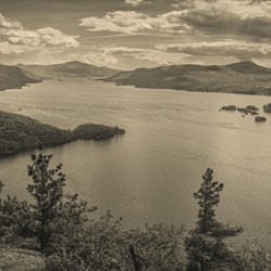 Lake George From Record Mountain  1
