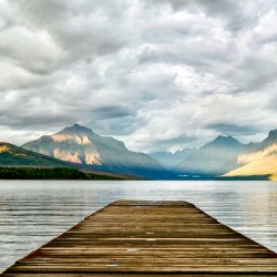 Sunset in Apgar Village