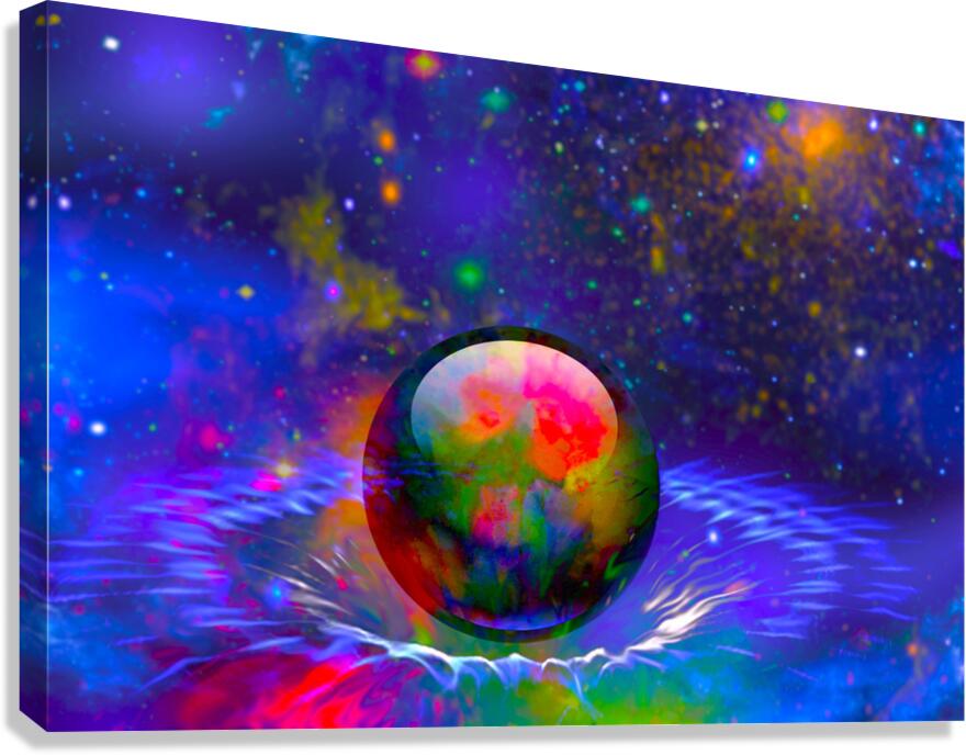gravity in spacetime Canvas Print
