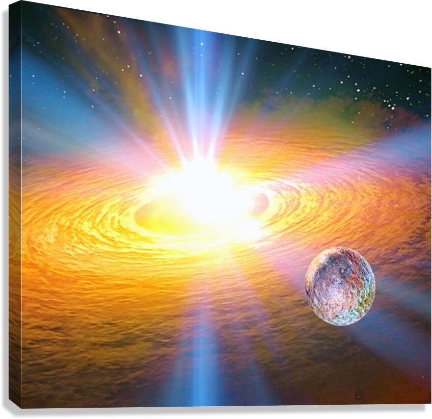 wandering world Canvas Print