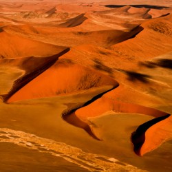 3 Dunes - Abstract  - aerial